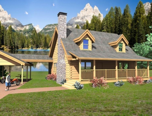 The Kinzel Escape Log Home